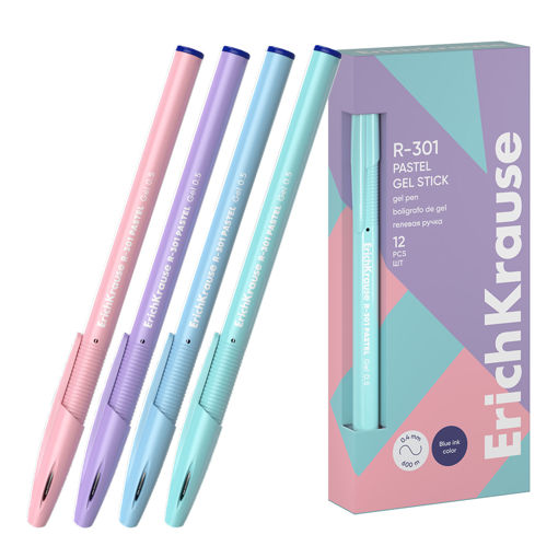 Picture of R-301 GEL INK PEN PASTEL 0.5 BLUE